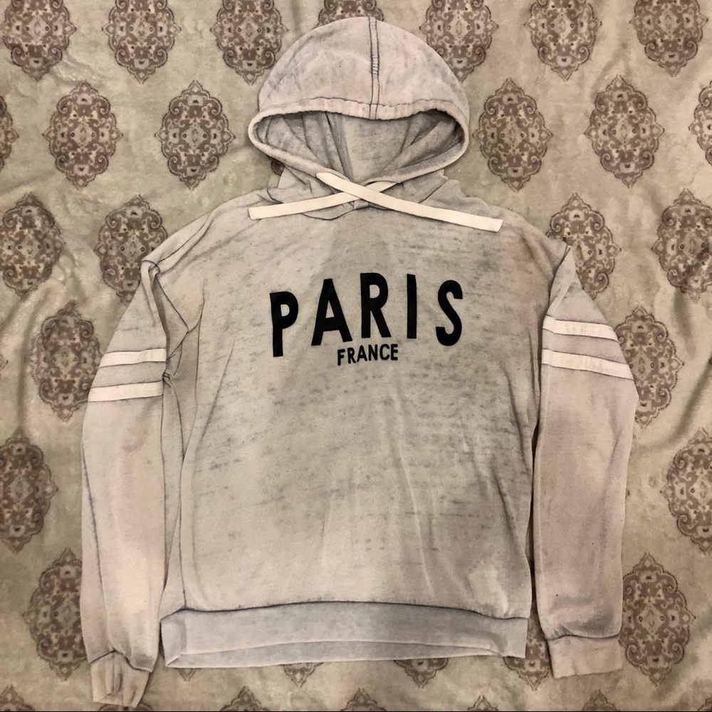 Paris Hoodie - Women’s - Sz M - Grey
